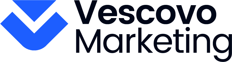 A green background with the word vesco marked in black.